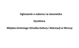 obrazek do Ogłoszenie o naborze