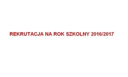 obrazek do REKRUTACJA NA ROK SZKOLNY...