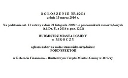 obrazek do Ogłoszenie o naborze