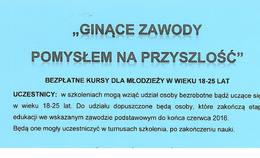 obrazek do Ginące zawody pomysłem...