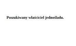 obrazek do Poszukiwany właściciel...