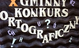 obrazek do X Gminny Konkurs Ortograficzny