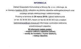obrazek do Zbiórka odpadów wielkogabarytowych