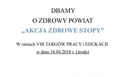obrazek do Akcja Zdrowe Stopy