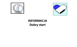 obrazek do Informacja Dobry Start