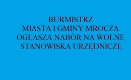 obrazek do NABÓR NA WOLNE STANOWISKA...