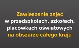 obrazek do Zawieszenie zajęć...