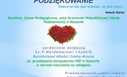 obrazek do Podziękowanie od NSP...