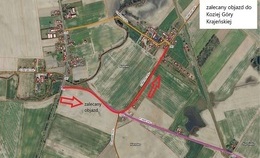 obrazek do Zamknięcie drogi Kosowo...