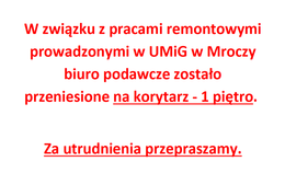 obrazek do Zmiana lokalizacji biura...