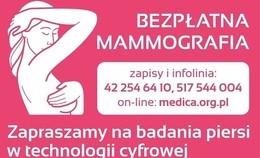 obrazek do Bezpłatna mammografia...