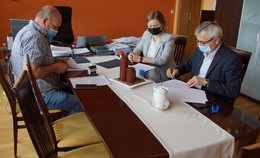 obrazek do Podpisanie umowy  na...