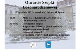 obrazek do Otwarcie Szopki Bożonarodzeniowej