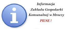 obrazek do Informacja ZGK w Mroczy